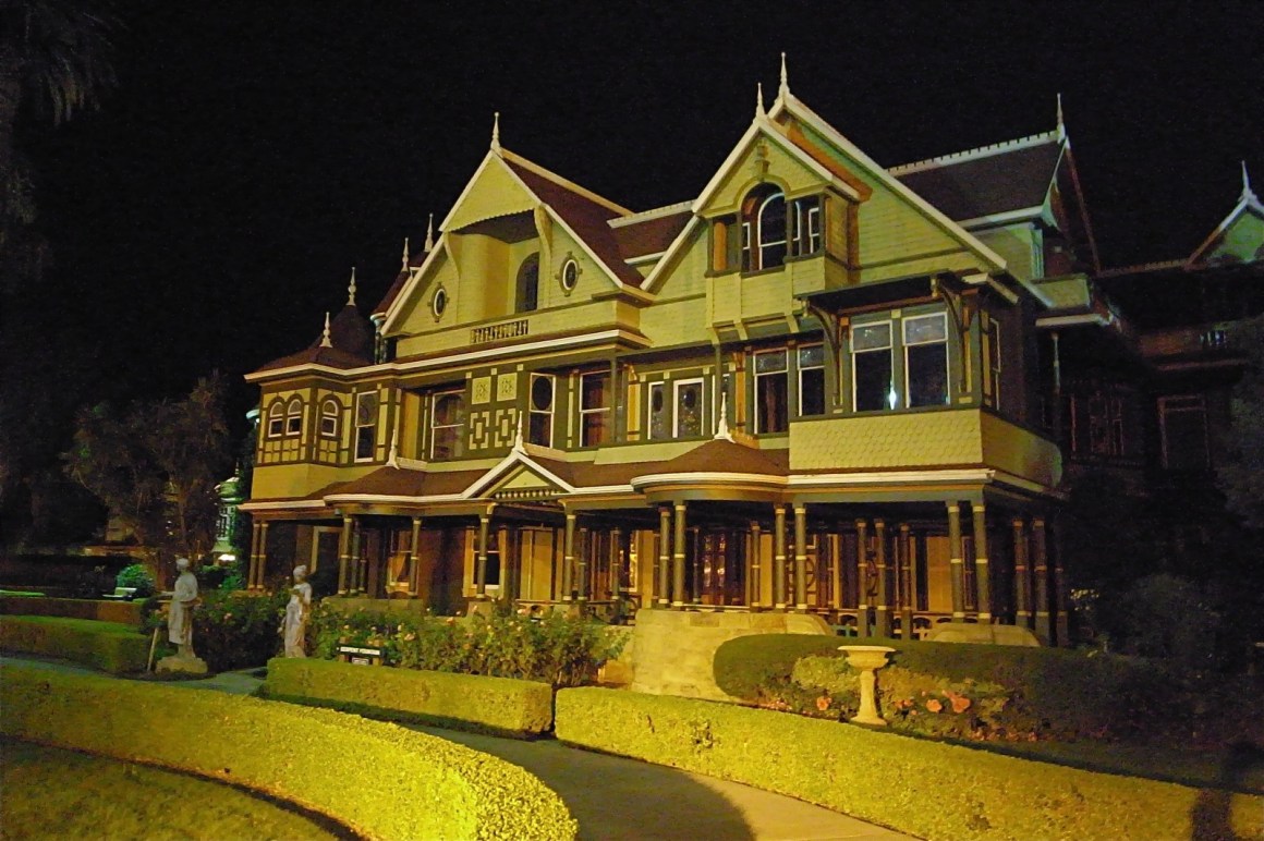 The Winchester Mystery House in San Jose, California.