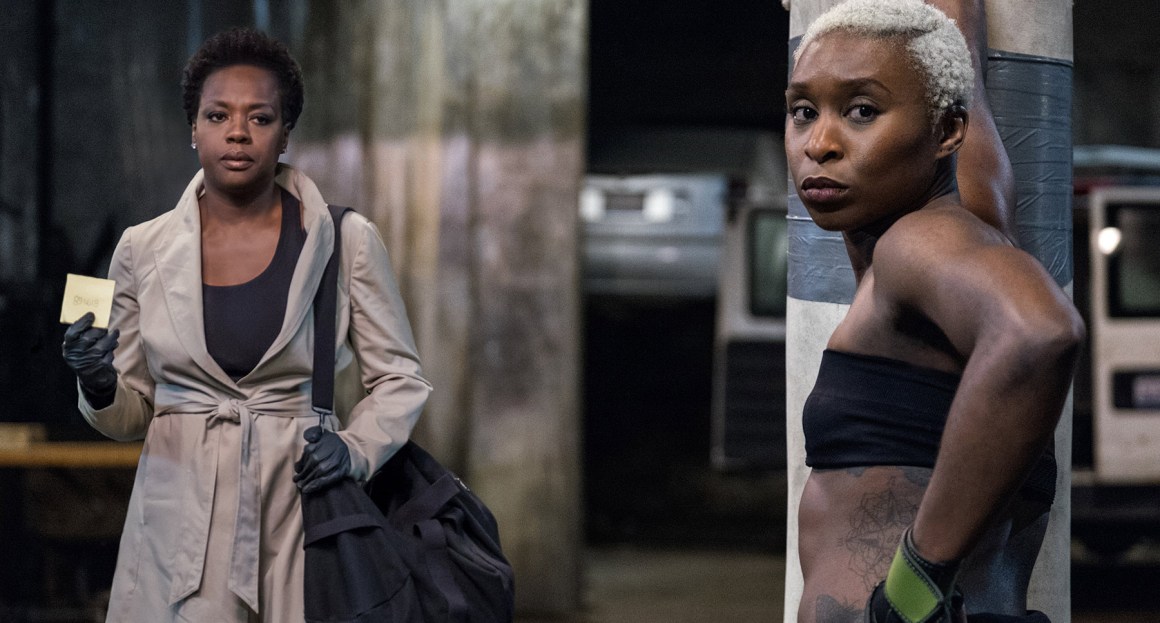 Viola Davis and Cynthia Erivo in Widows.