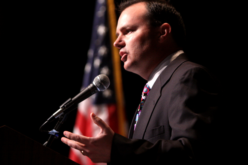 Senator Mike Lee (R-Utah) speaking at LPAC 2011 in Reno, Nevada.