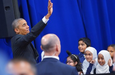 Barack Obama at the Islamic Society of Baltimore on February 3rd, 2016.