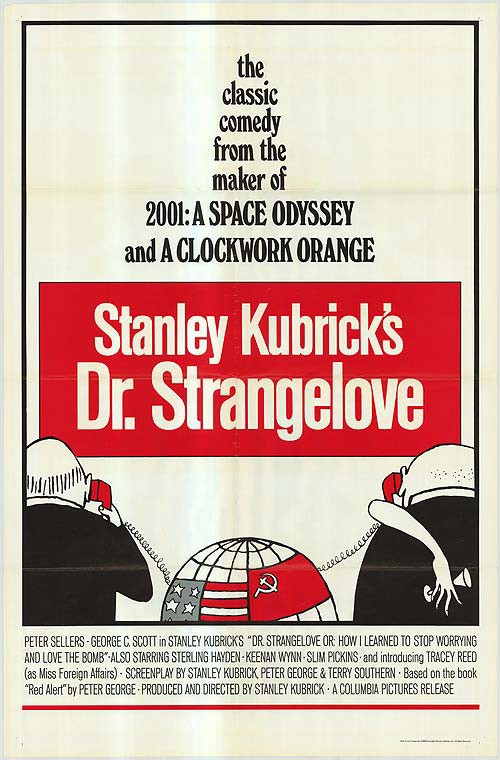 Poster for Dr. Strangelove, 1964.