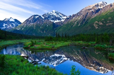 Eagle River Valley in Alaska.