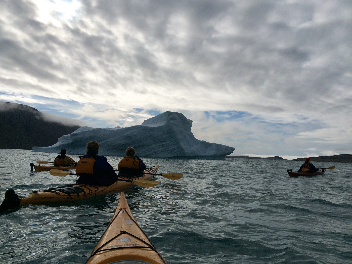 A small group of us also signed up for the sea kayaking program. Again, we only went out when there were no bears in the vicinity.