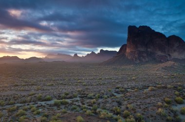 The 97,880-acre Eagletail Mountains Wilderness is about 65 miles west of Phoenix, Arizona, in Maricopa, Yuma, and LaPaz counties. It's managed by the Bureau of Land Management.