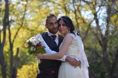 Photo of Zubair Rushk and Etan Shukri in their wedding clothes