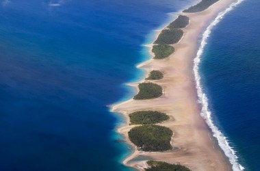 On Jaluit Atoll, part of the Marshall Islands, the highest elevation is just 10 feet above sea level.