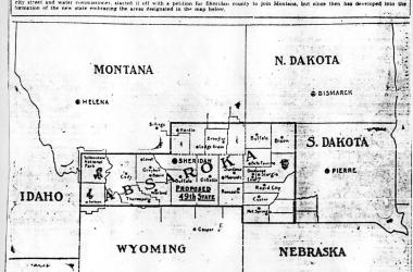 A map of the Absaroka proposal.