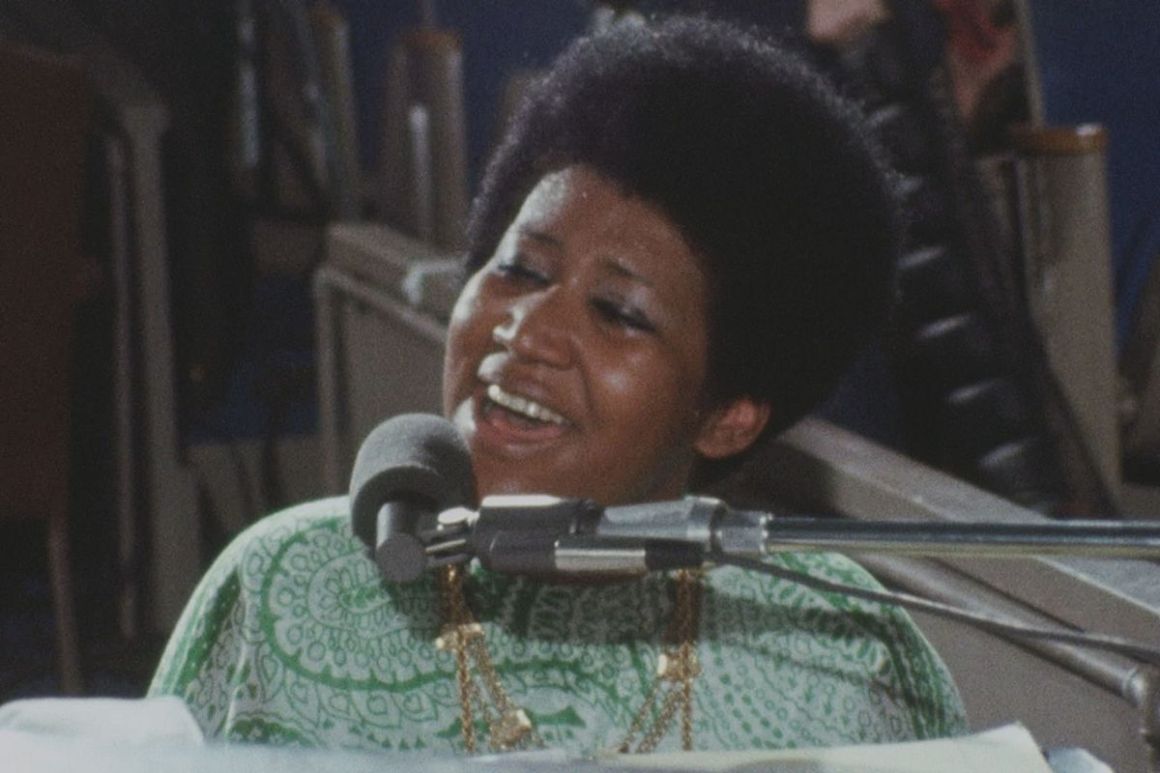 Aretha Franklin in Sydney Pollack's Amazing Grace.