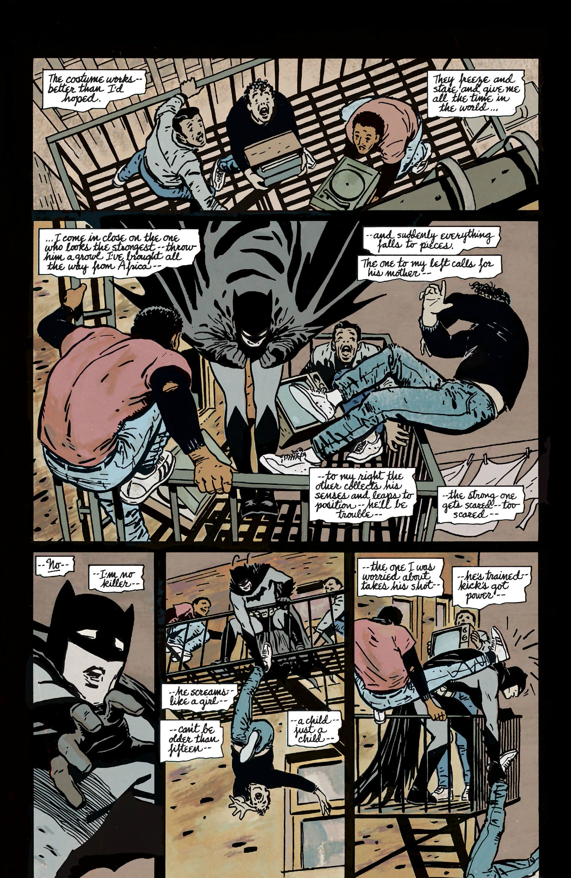 A page from Batman: Year One.