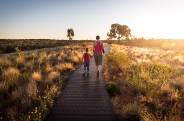 parent and child in nature