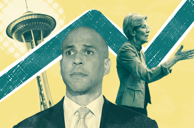 Cory Booker, Elizabeth Warren, the Space Needle.