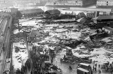 Twenty one people were killed on Boston's Commercial Street in the North End when a tank of molasses ruptured and exploded.