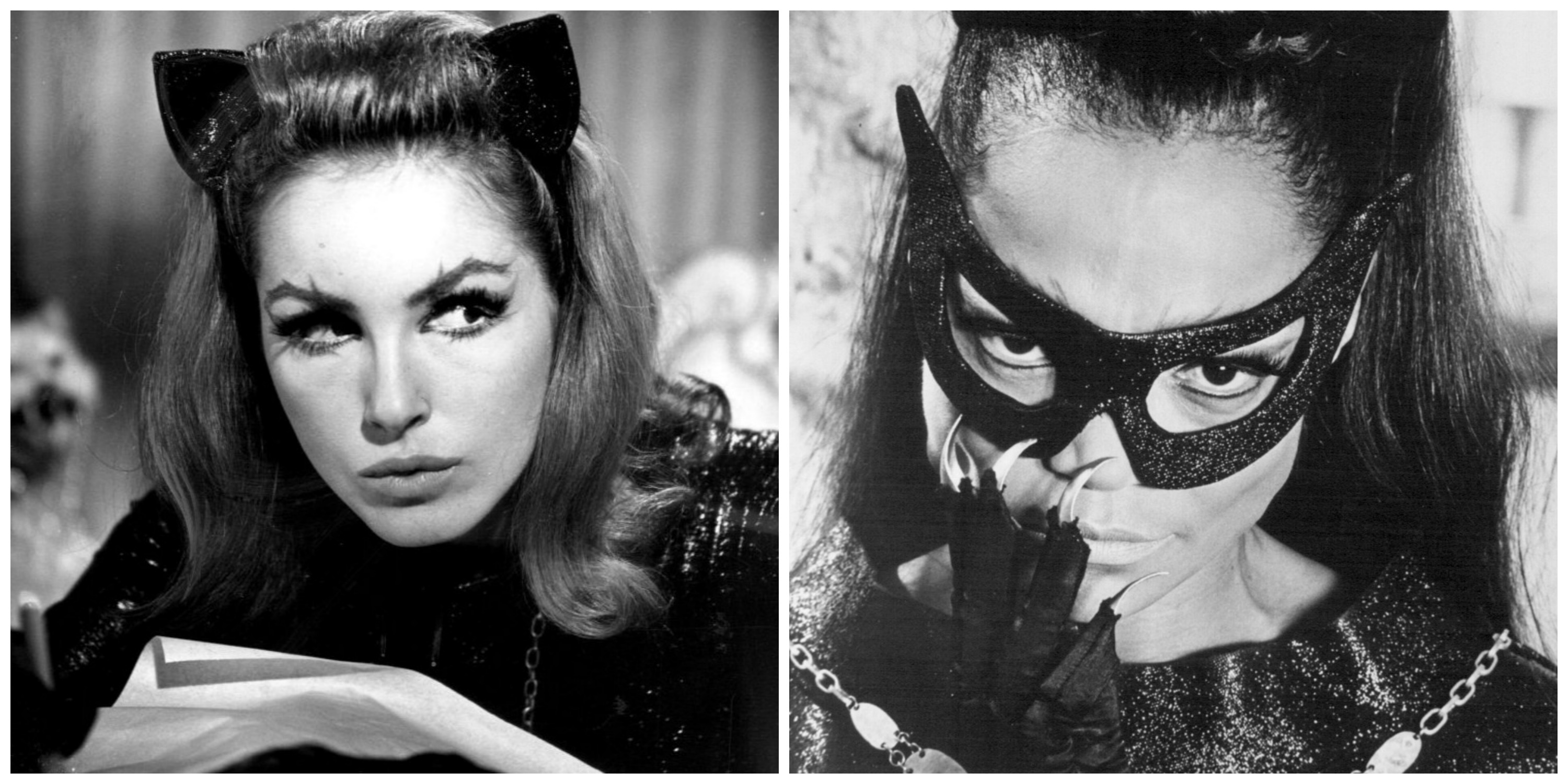 Julie Newmar and Eartha Kitt as Catwoman in ABC's Batman.