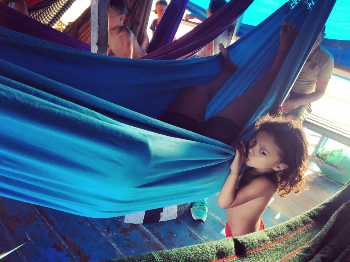 The Michael, a passenger boat, was brimming with people on their way to vote in the first round of the Brazilian presidential election in early October. Each person set up a hammock on the boat, which became a kind of home base for the long hours of travel.