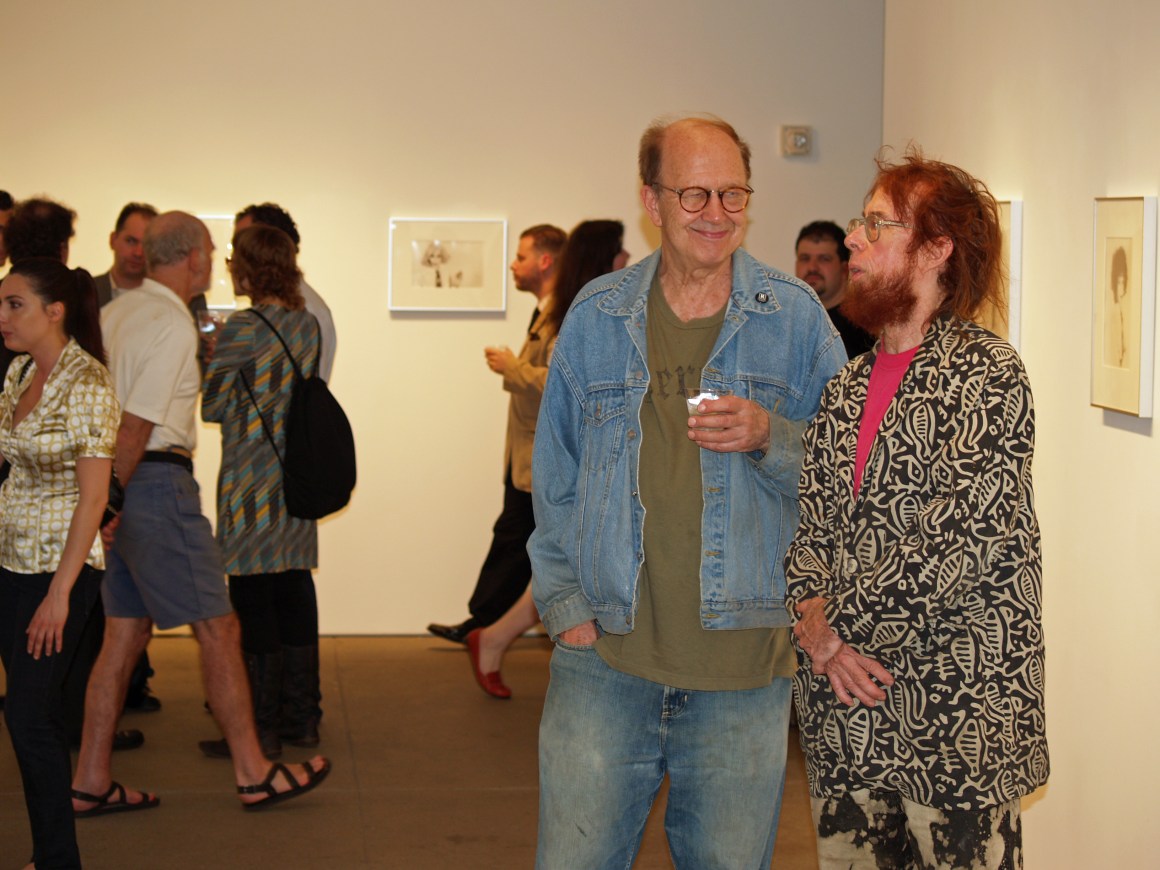 A gallery show opening in New York City.