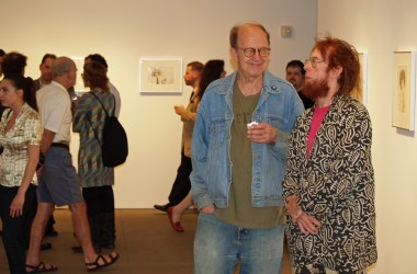 A gallery show opening in New York City.