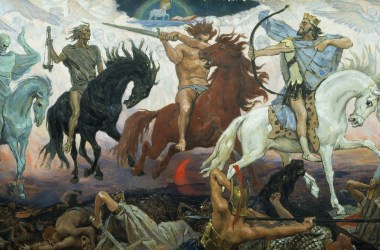 Viktor Vasnetsov’s Four Horsemen of the Apocalypse, 1887.