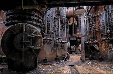 Rankin, Pennsylvania: Built in the 19th century as part of the Homestead Steel Works complex, the Carrie Furnaces produced up to 1,250 tons of iron per day at their peak in the 1950s and '60s.