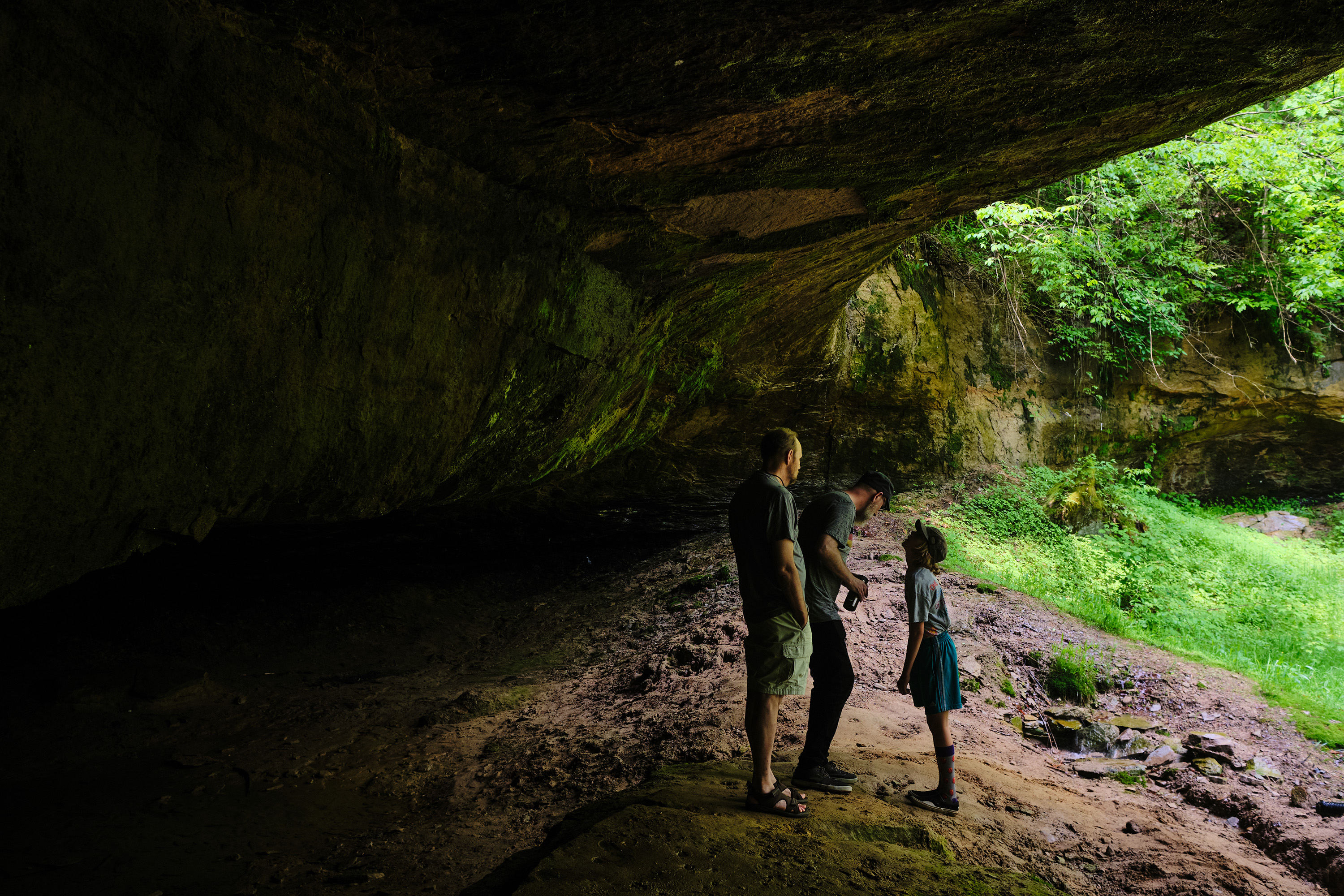 Robinson's Cave in Wayne National Forest.