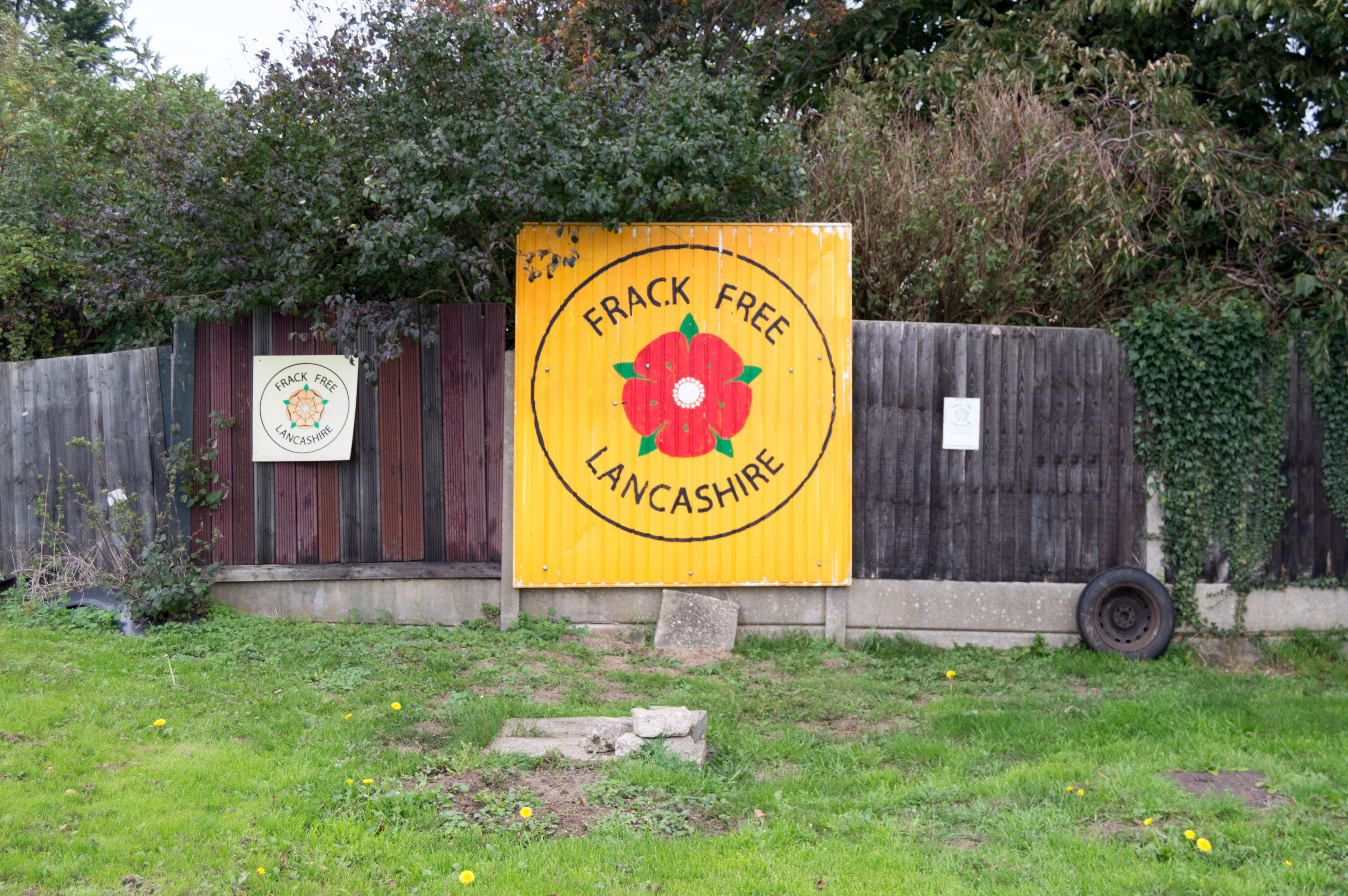 Activists have set up camp at a nearby shrub nursery, courtesy of a supportive local businessman.