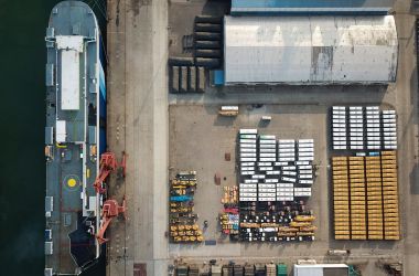 New buses are lined up for export at a port in Lianyungang, in east China's Jiangsu province, on November 4th, 2018. Chinese President Xi Jinping pledged today to widen access to China's economy, a promise delivered amid growing foreign accusations that his government was backtracking on grand reform promises.