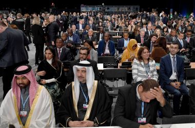 Leaders and negotiators from almost 200 nations listen to speeches during the opening of the COP24 summit on climate change in Katowice, Poland, on December 3rd, 2018.