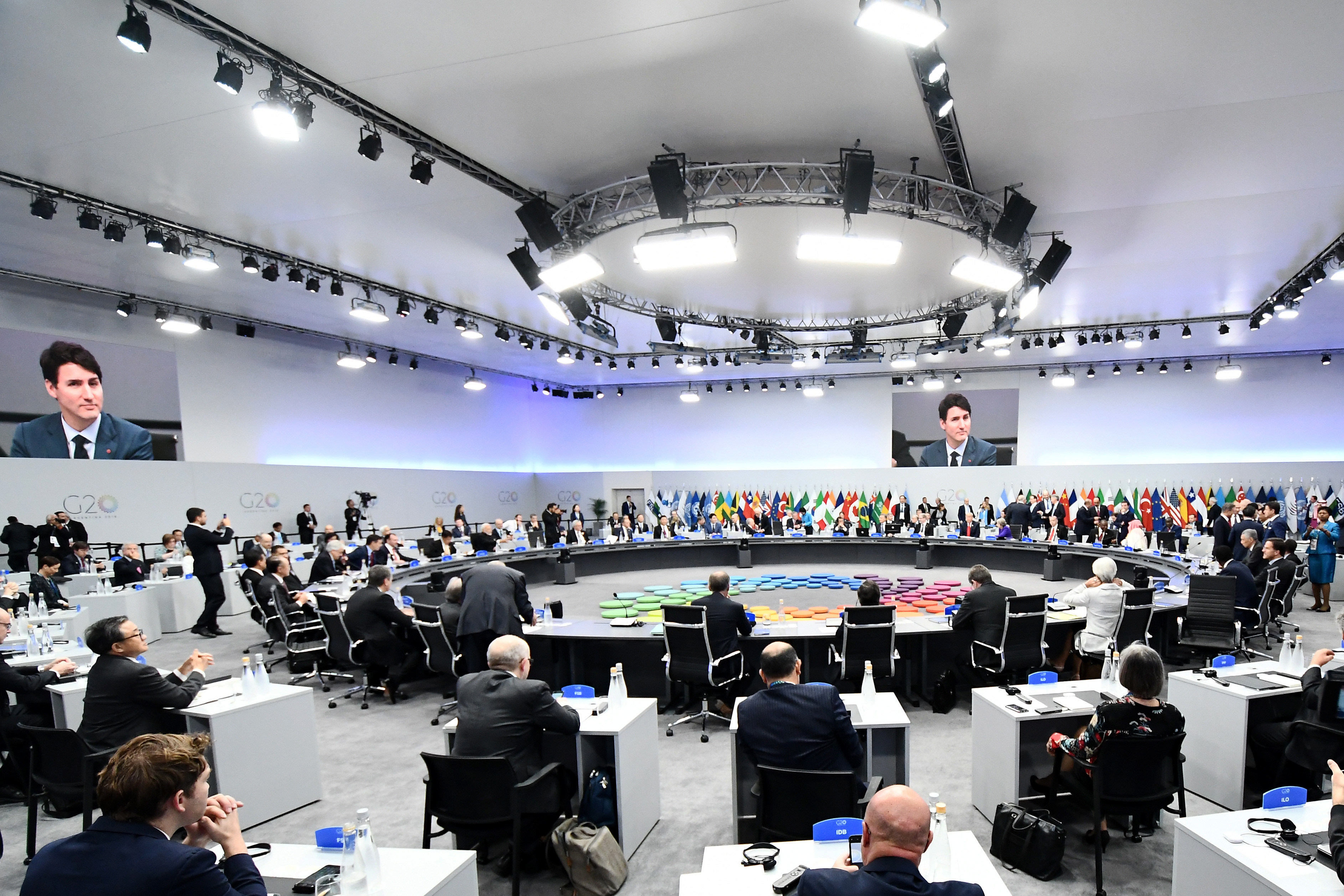 General view of the Plenary Session during the opening day of the G20 Leaders' Summit 2018 at Costa Salguero on November 30th, 2018, in Buenos Aires, Argentina.