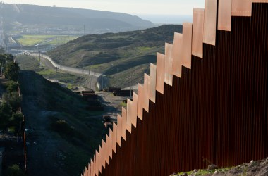 View of the U.S.–Mexico border wall on January 7th, 2019, in Tijuana, Mexico.