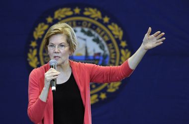 Senator Elizabeth Warren addresses an organizing event at Manchester Community College in Manchester, New Hampshire, on January 12th, 2019.