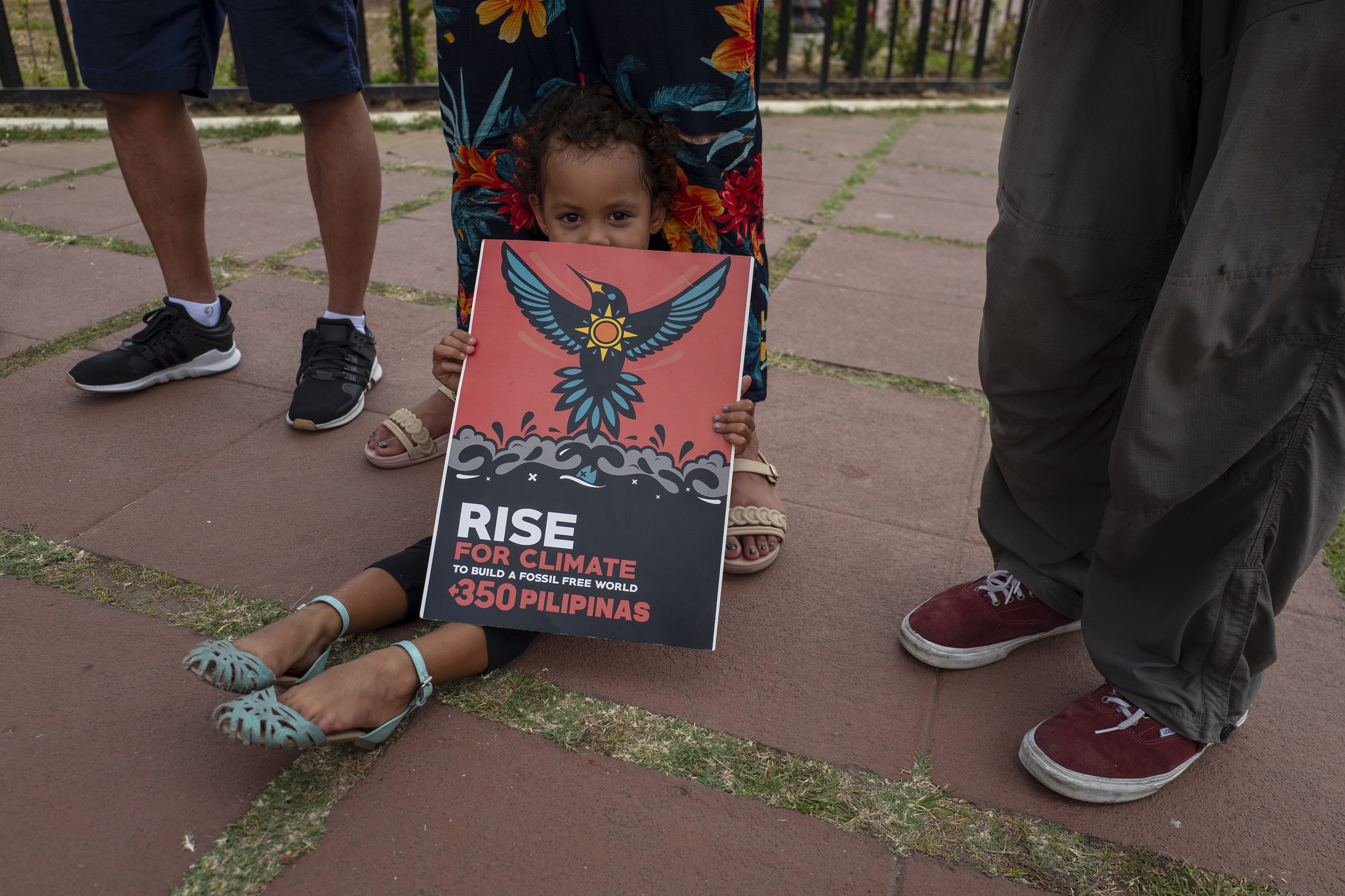 Environmentalists and concerned citizens gather and hold a picket to voice concern on environmental and climate issues on March 15th, 2019, in Quezon City, Philippines.