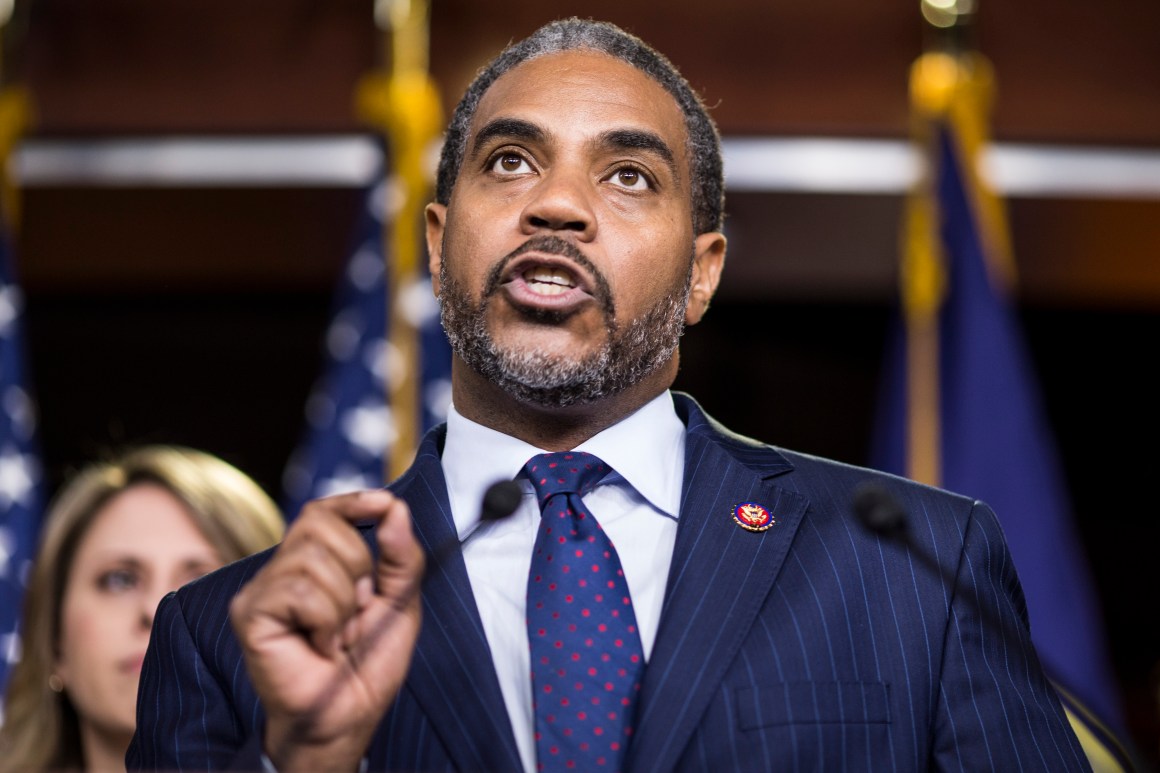 Representative Steven Horsford (D-Nevada) speaks during a news conference on April 9th, 2019, in Washington, D.C. House Democrats unveiled new letters to the attorney general, the secretary of the Department of Health and Human Services, and the White House demanding documents related to the Texas v. United States lawsuit, which challenges the constitutionality of the Affordable Care Act.