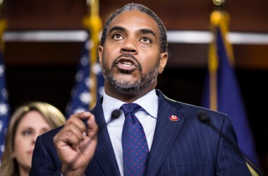 Representative Steven Horsford (D-Nevada) speaks during a news conference on April 9th, 2019, in Washington, D.C. House Democrats unveiled new letters to the attorney general, the secretary of the Department of Health and Human Services, and the White House demanding documents related to the Texas v. United States lawsuit, which challenges the constitutionality of the Affordable Care Act.