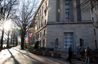 The Department of Justice is seen on March 24th, 2019, in Washington, D.C.