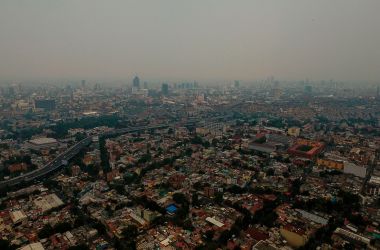 A view of air pollution in Mexico City on May 15th, 2019.