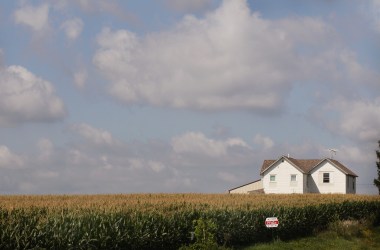 a farm in Iowa