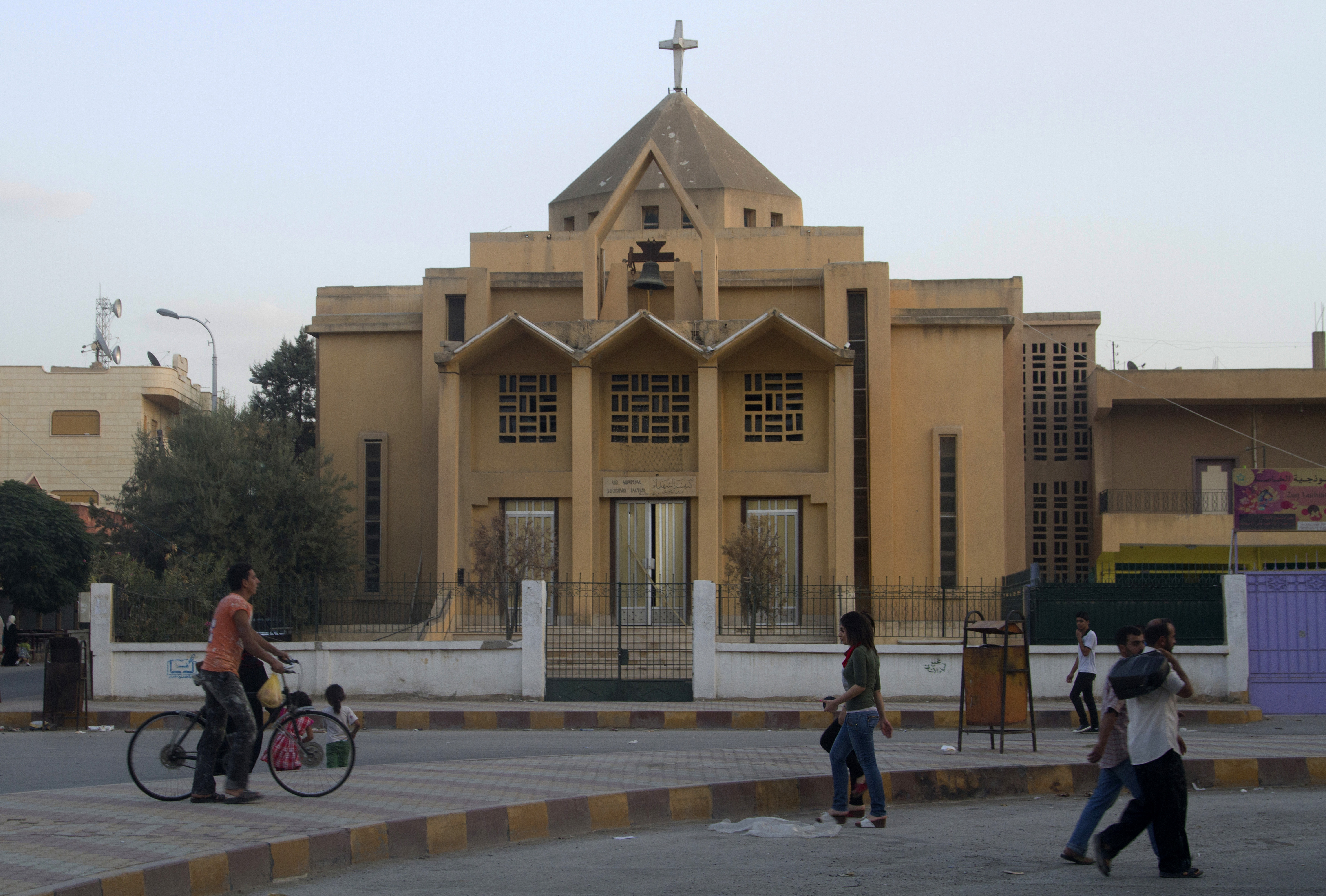 The Armenian Catholic Church of the Martyrs in Raqqa, Syria.