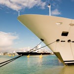 A picture taken on May 3rd, 2013, shows luxury yacht Katara, owned by the Sheikh Hamad bin Khalifa al-Thani, Emir of Qatar, mooring at the Quai des Milliardaires at Port Vauban in Antibes, southern France.