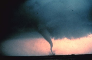 A tornado in Cordell, Oklahoma, on May 22nd, 1981.