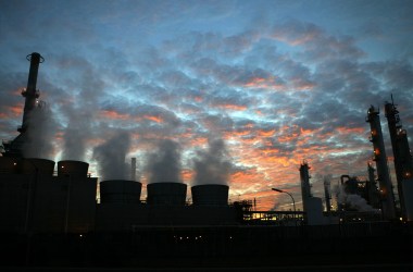 The Wilmington ARCO refinery in Los Angeles, California.