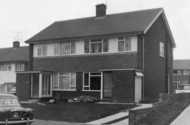 A suburban house, circa 1968.