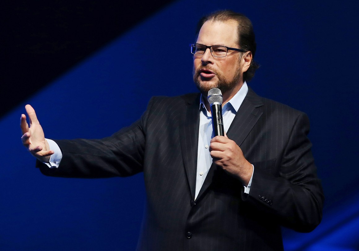 Salesforce's Marc Benioff.