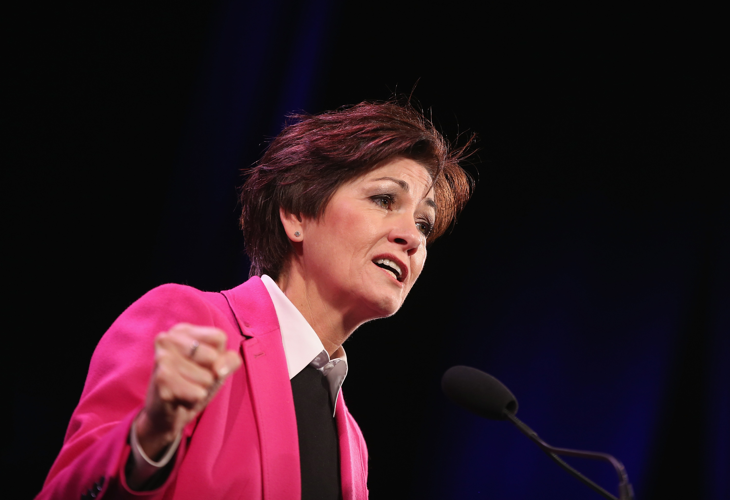 Governor Kim Reynolds, pictured here in 2015.