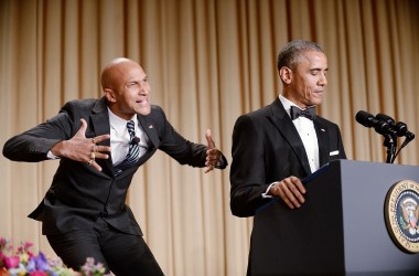 Luther Keegan-Michael Key President Barack Obama speaks at the annual White House Correspondent's Association Gala