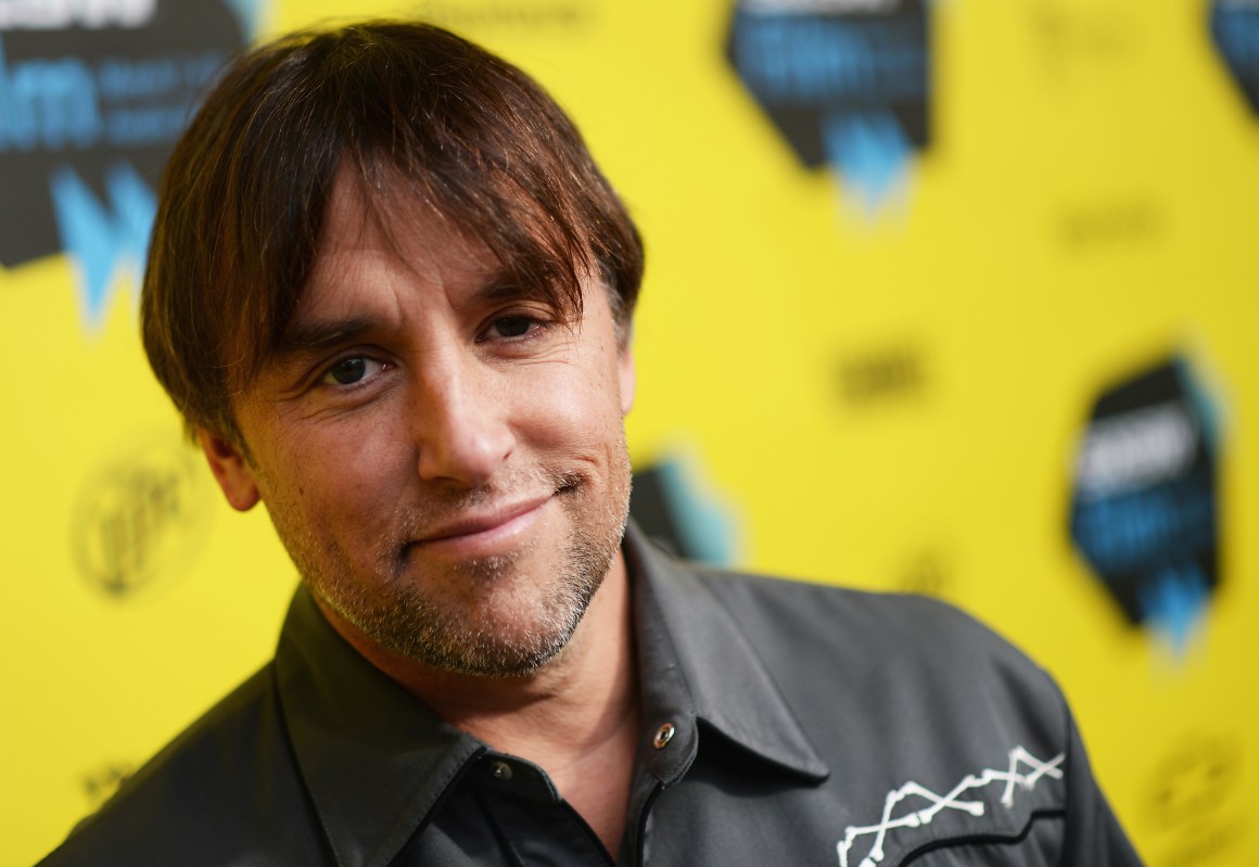 Director Richard Linklater arrives at the premiere of Boyhood at the 2014 SXSW Music, Film + Interactive Festival at the Paramount Theatre on March 9th, 2014, in Austin, Texas.