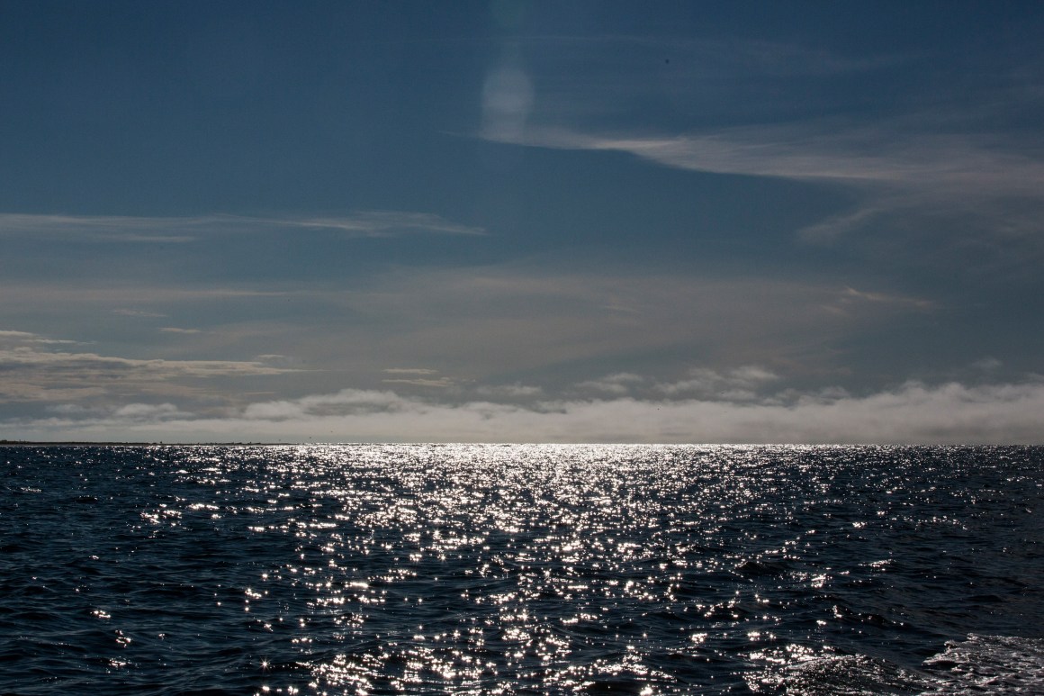 The Chukchi sea is seen near Shishmaref, Alaska, on July 9th, 2015.