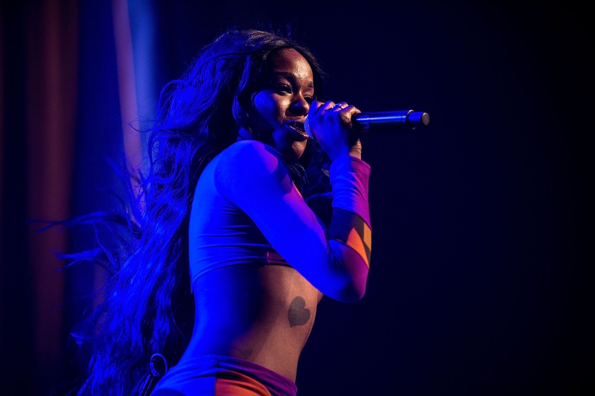 Azealia Banks performs in Byron Bay, Australia, on July 25th, 2015.