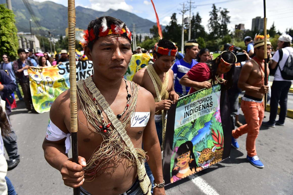 yasuni amazon ecuador protest climate