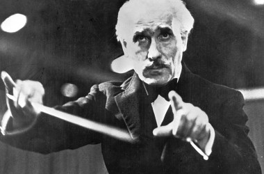 Italian conductor Arturo Toscanini, pictured here in 1944.