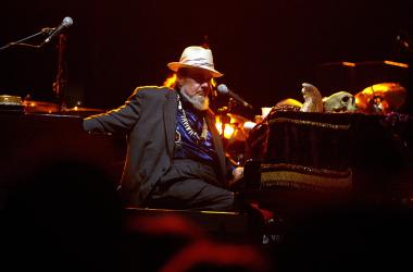 Dr. John performs a concert at the bull ring in Valencia, Spain, on June 23rd, 2004.