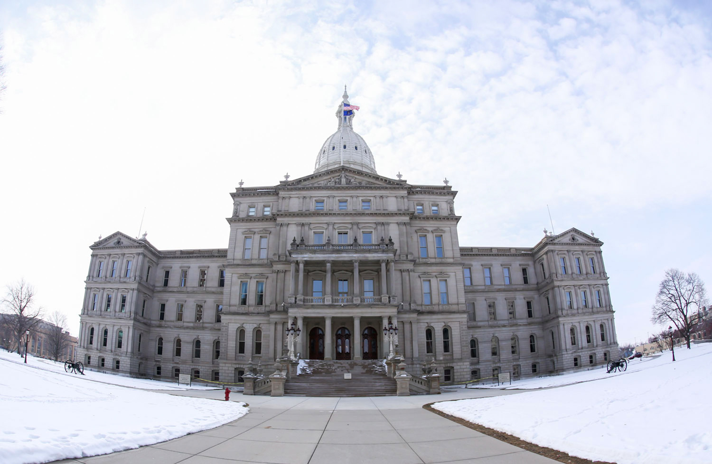 The State Capitol Building in Lansing, Michigan.